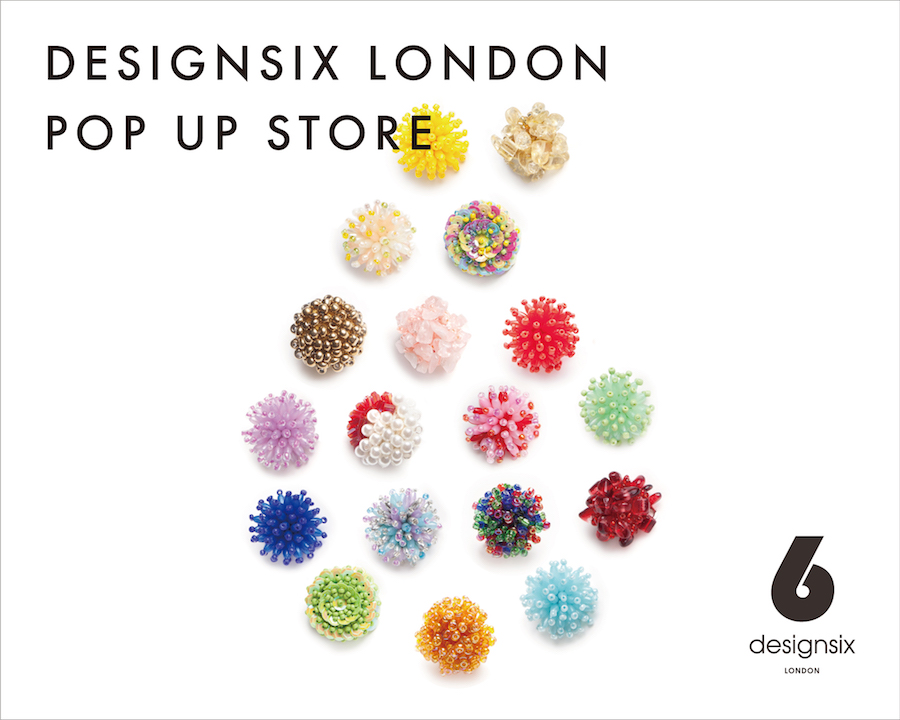 【フェア】春にぴったりなカラーアクセサリー〈design six LONDON〉