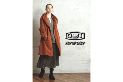 【フェア】シンプルに、トレンドカラーで着回したい〈OandI〉POP UP SHOP