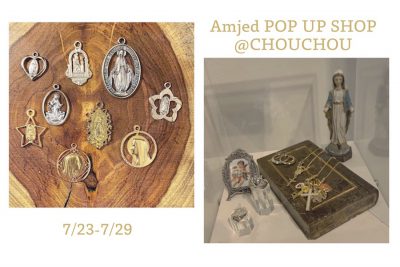 【フェア】夏のファッションに映えるアンティークアクセサリー〈Amijed〉POP UP SHOP