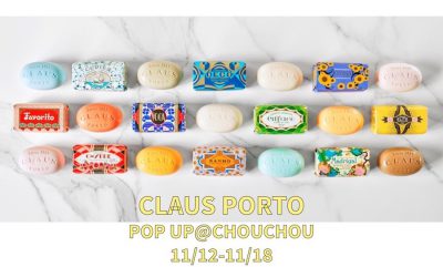 【フェア】美しく上品に香るクラシカルな石鹸〈CLAUS PORTO〉POP UP