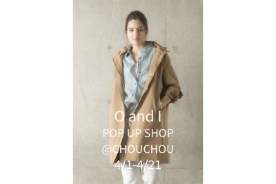 【フェア】オンでもオフでも着回したい春の新作コレクション〈OandI〉POP UP SHOP