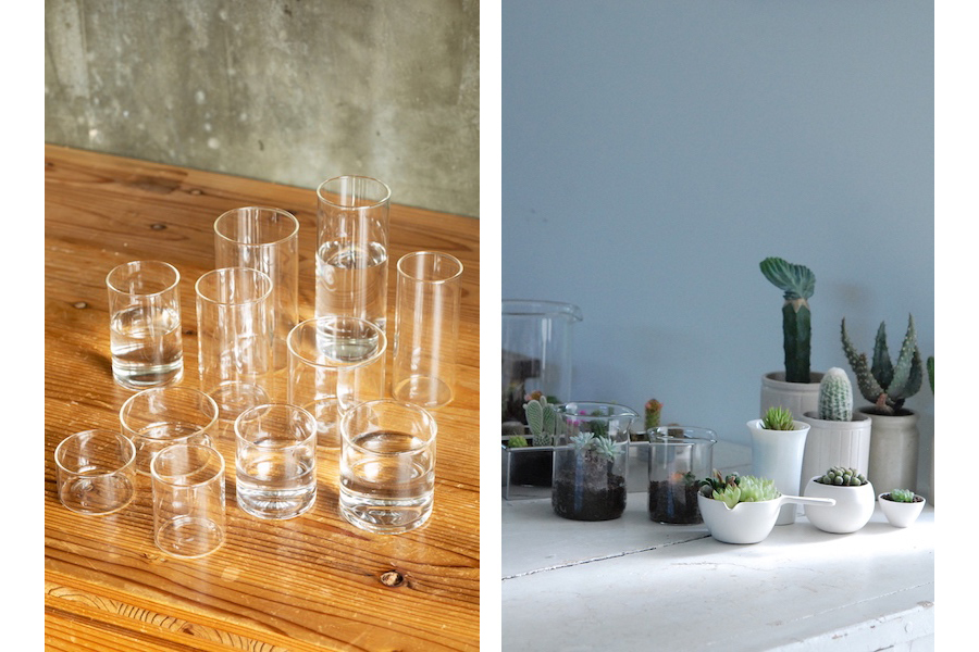 【フェア】美しくシンプルな耐熱グラス<br />インドのガラスと植物のある暮らしフェア＠SPBS本店