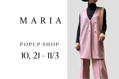 【フェア】トレンドにとらわれない上品カジュアル〈MARIA〉POP UP SHOP@CHOUCHOU